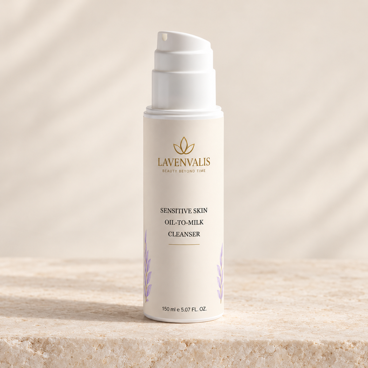 Lavenvalis Sensitive Skin Oil-To-Milk Cleanser 150 ml — bottle