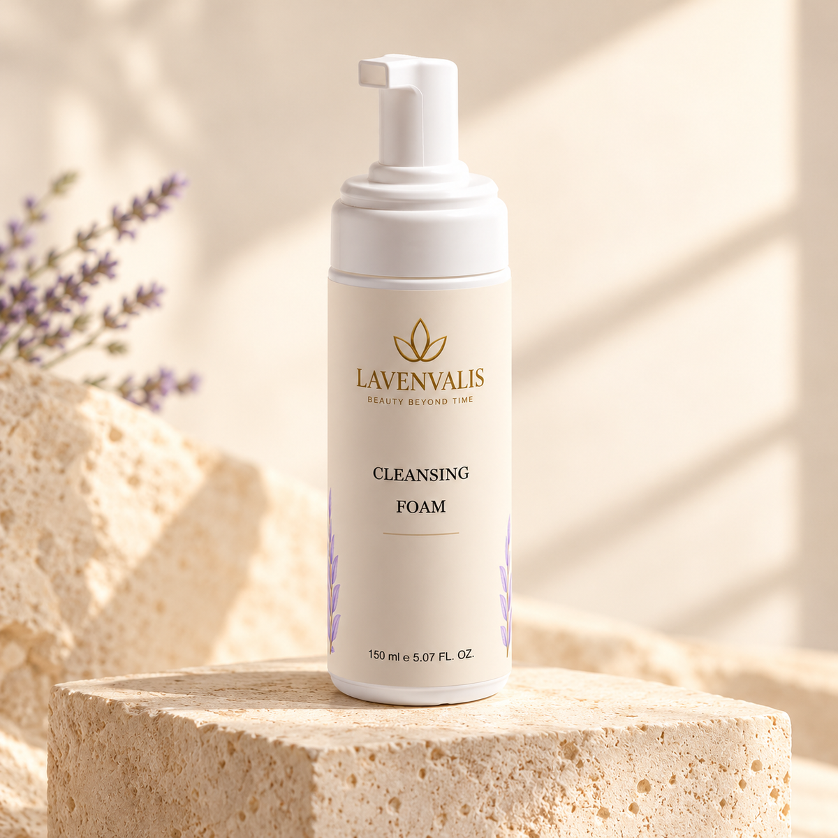 Lavenvalis Cleansing Foam150ml — full bottle