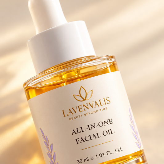 Lavenvalis All-In-One Facial Oil 30 ml — dropper detail