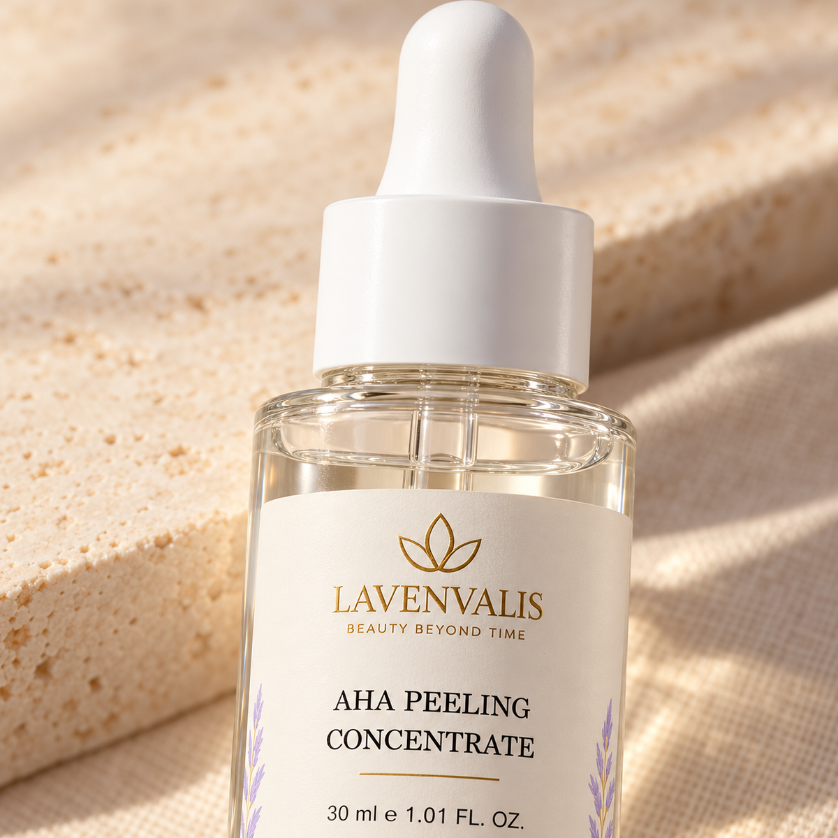 Lavenvalis AHA Peeling Concentrate 30 ml — dropper macro