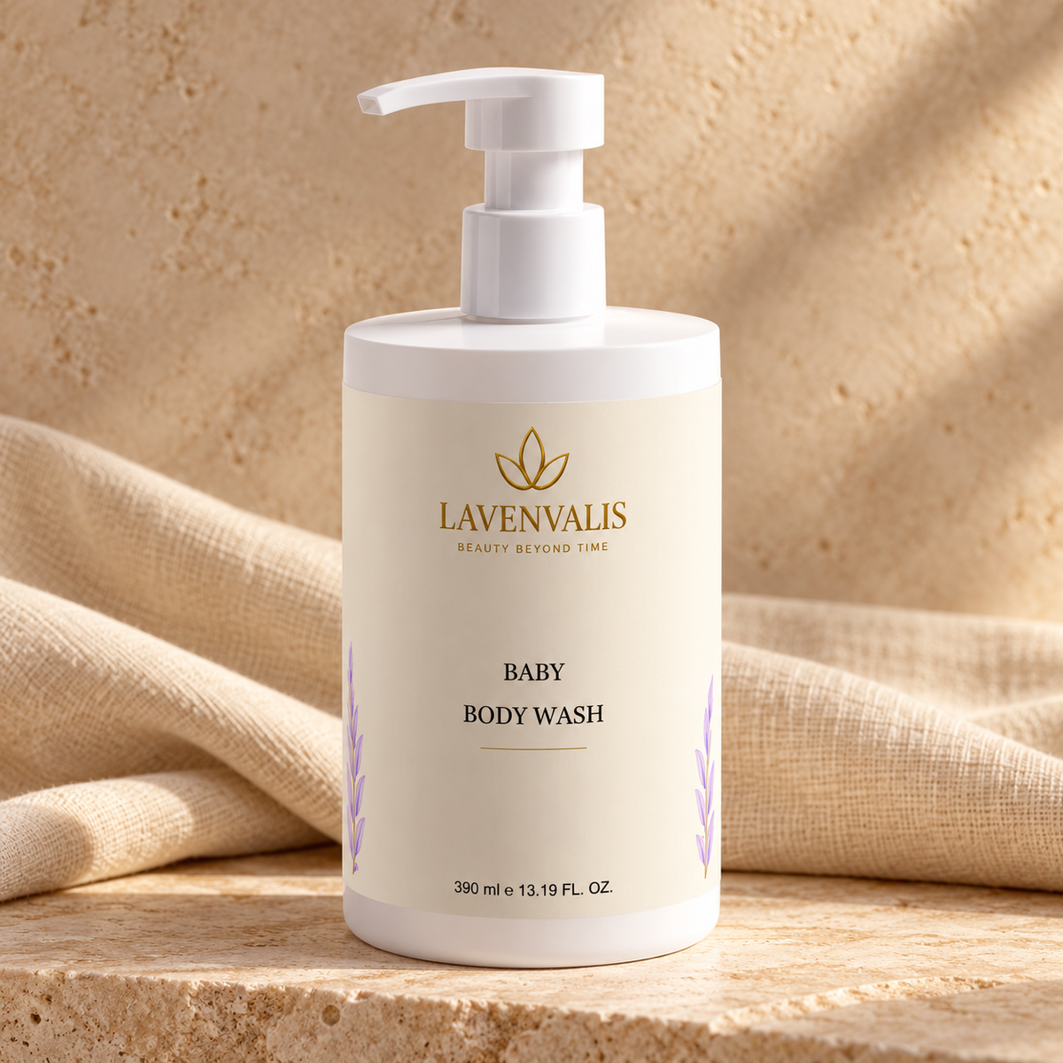Lavenvalis Baby Body Wash390ml — front hero