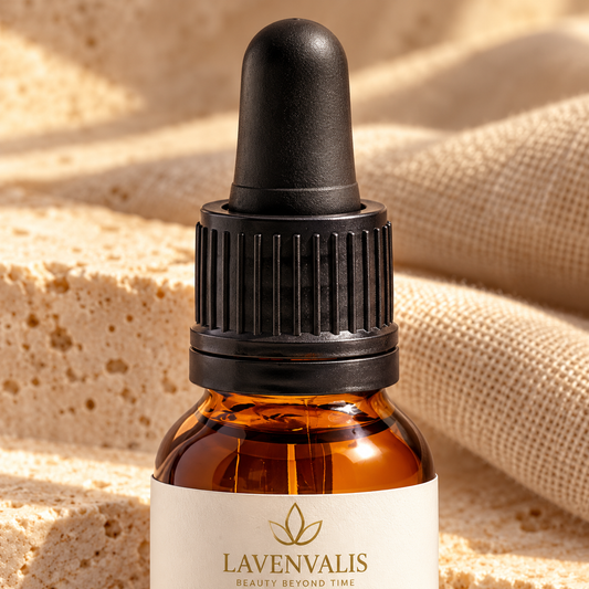 Lavenvalis Softening Beard Oil 20 ml — black dropper detail