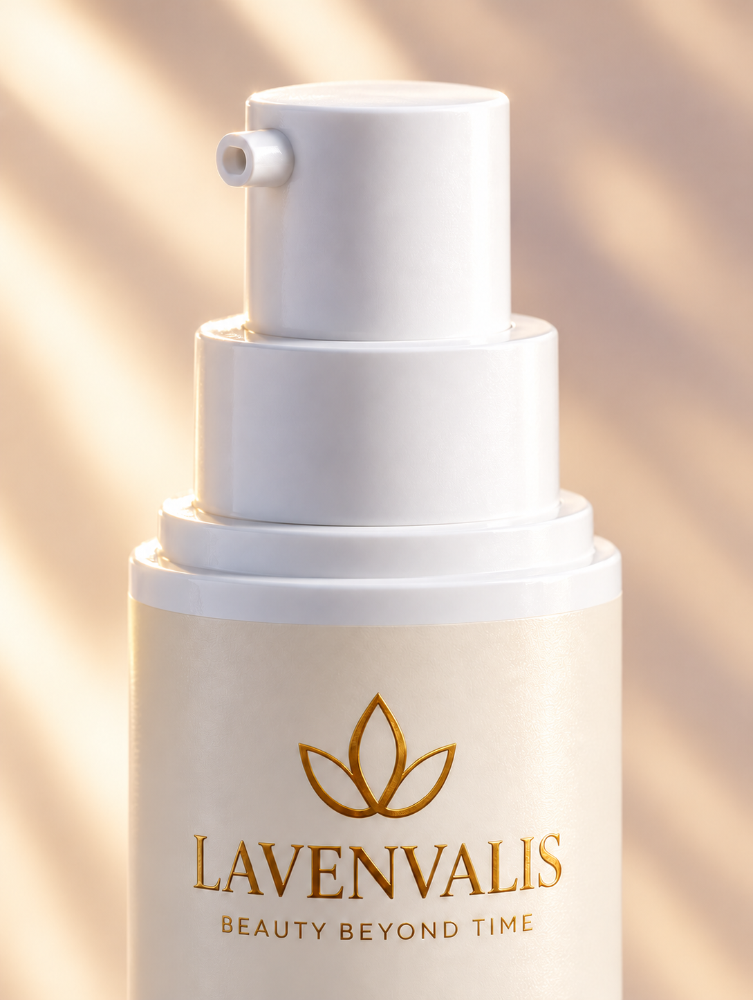 Lavenvalis Blemish Care Moisturiser 50ml — pump and logo detail