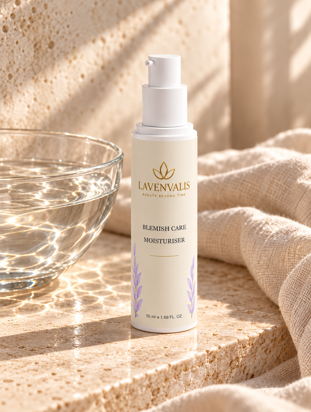 Lavenvalis Blemish Care Moisturiser 50ml — ritual still life