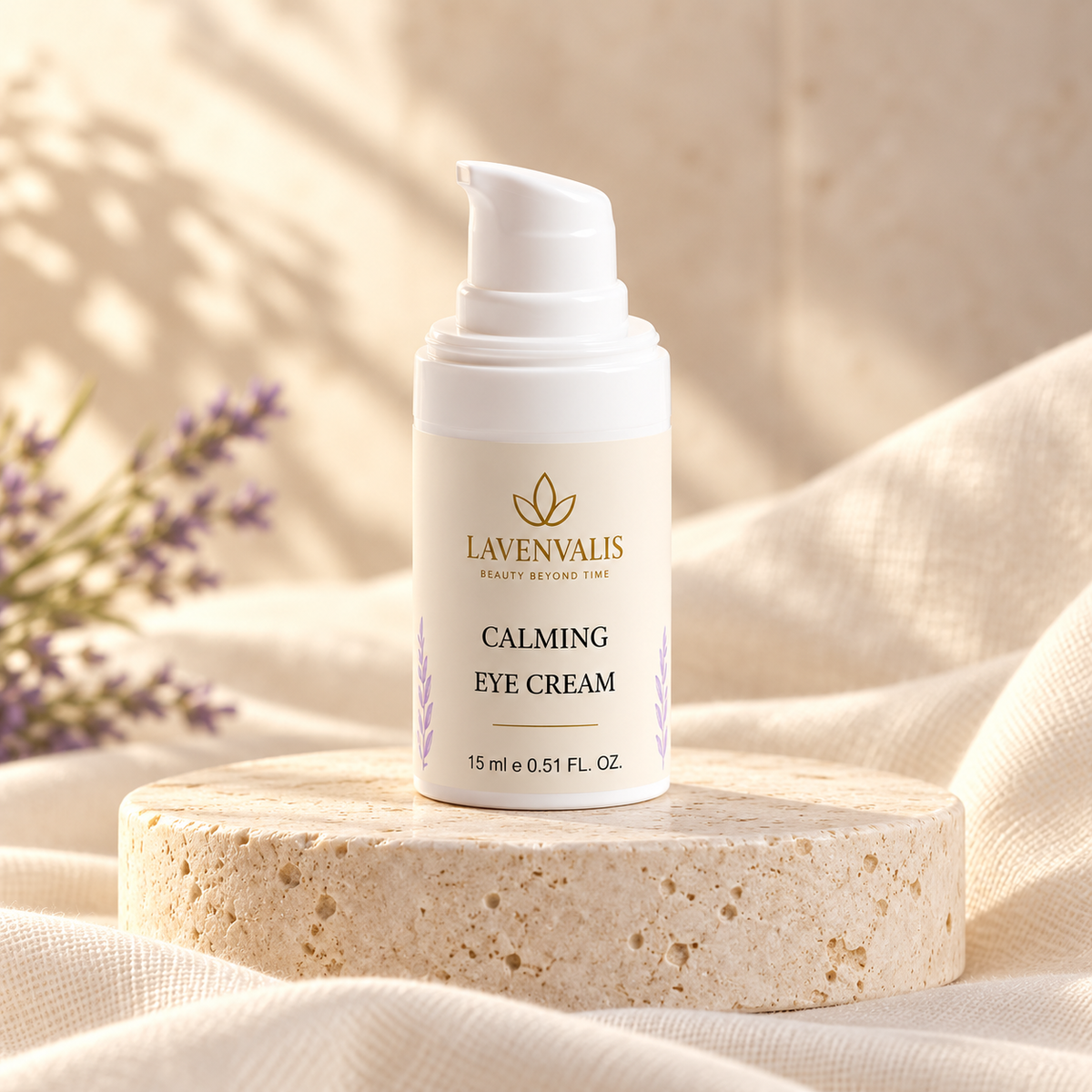 Lavenvalis Calming Eye Cream15ml — full-bottle hero