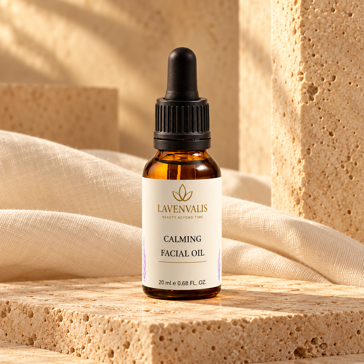 Lavenvalis Calming Facial Oil 20 ml — front view