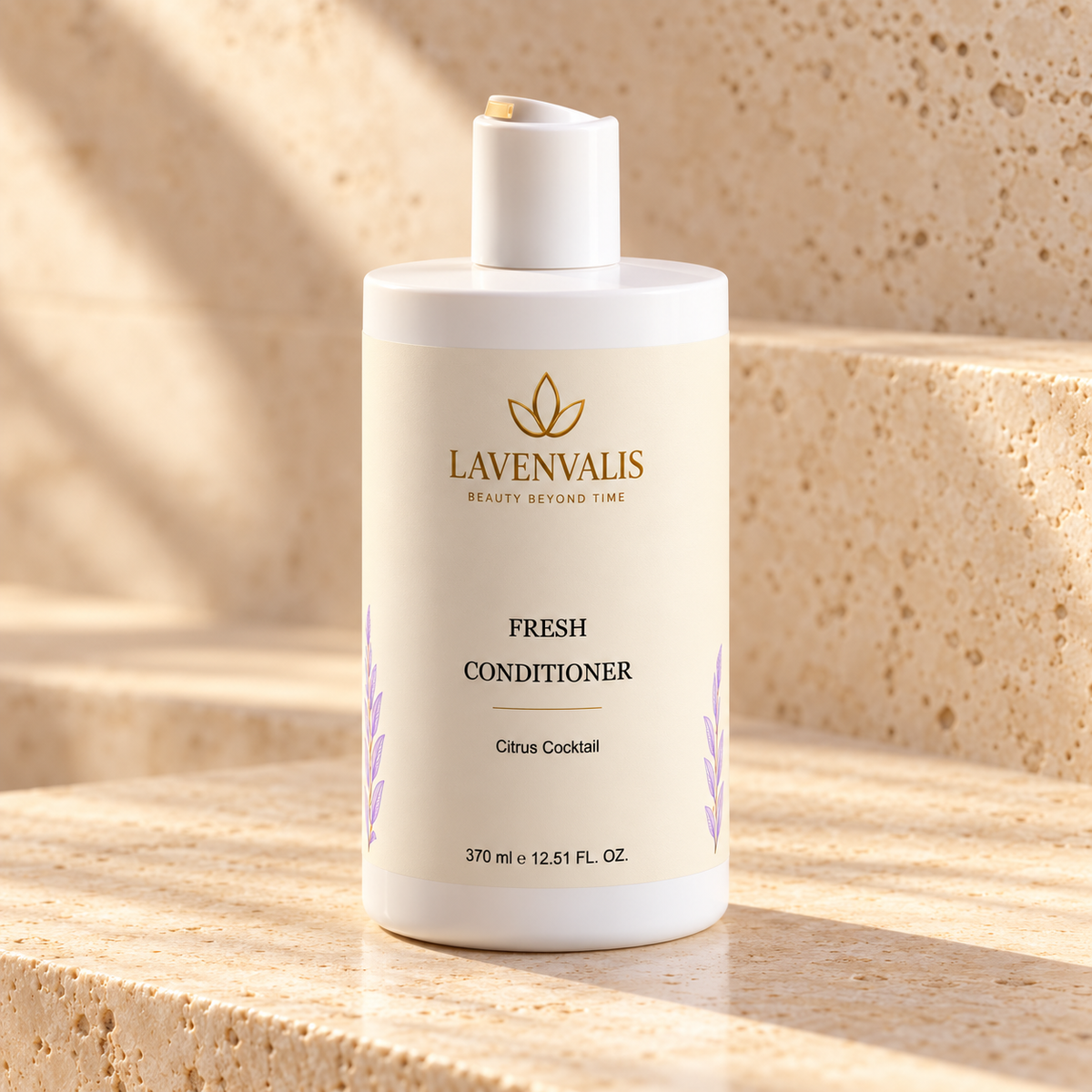 Lavenvalis Fresh Conditioner Citrus Cocktail 370 ml — front bottle