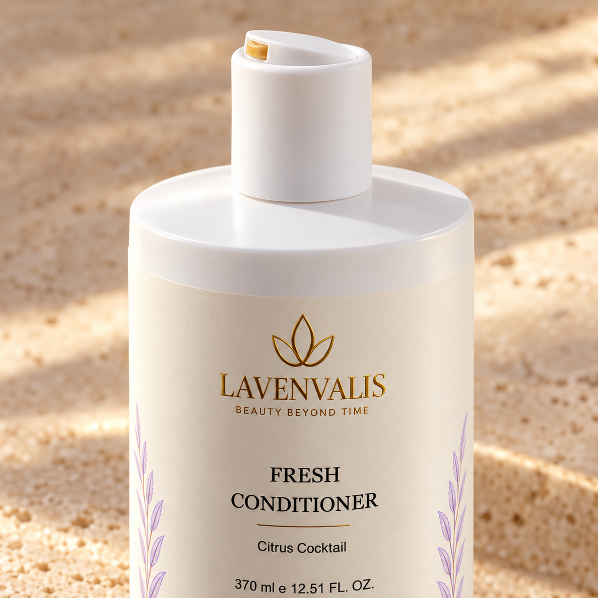 Lavenvalis Fresh Conditioner Citrus Cocktail 370 ml — cap detail