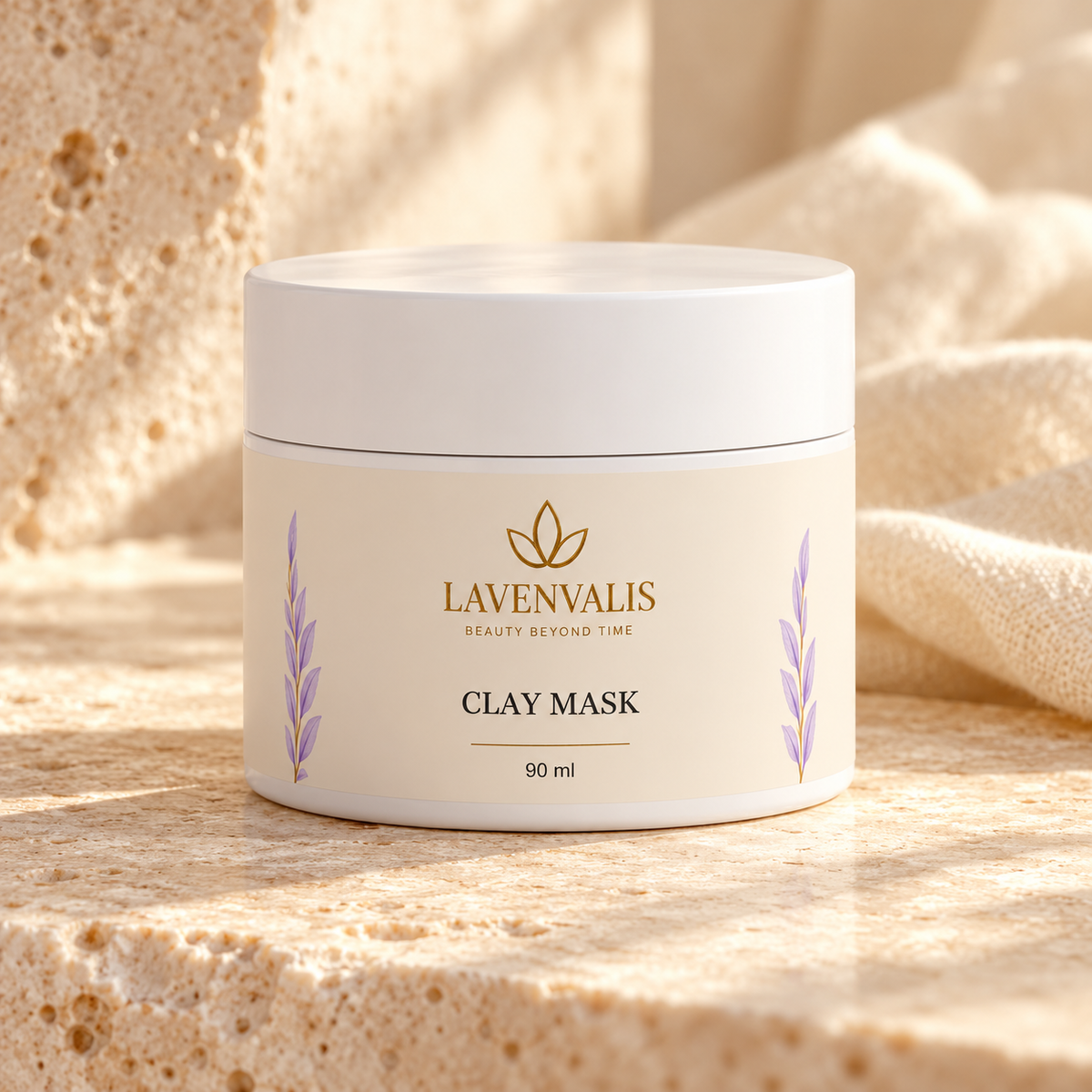 Lavenvalis Clay Mask 90 ml — front view