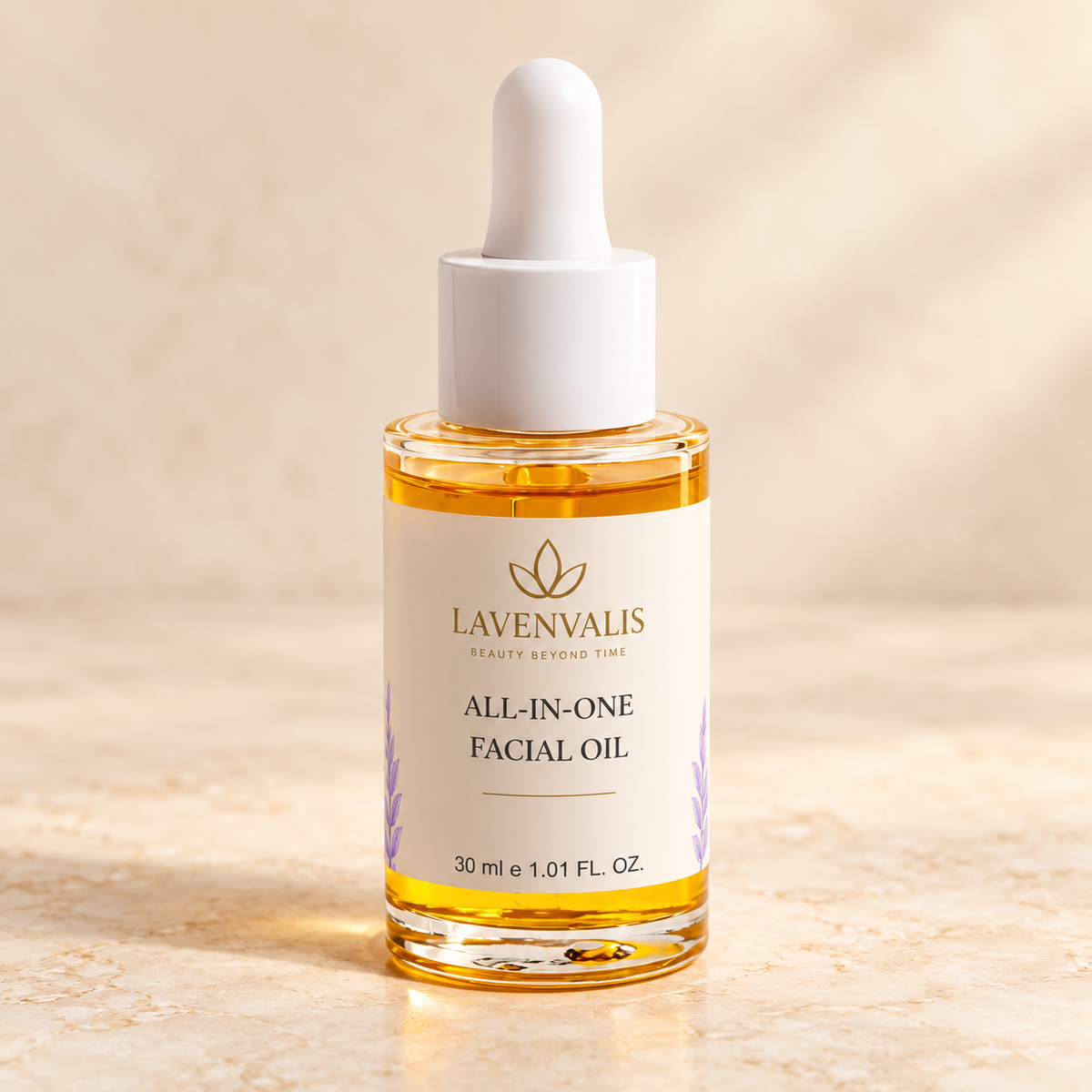 Lavenvalis All-In-One Facial Oil 30 ml — bottle hero