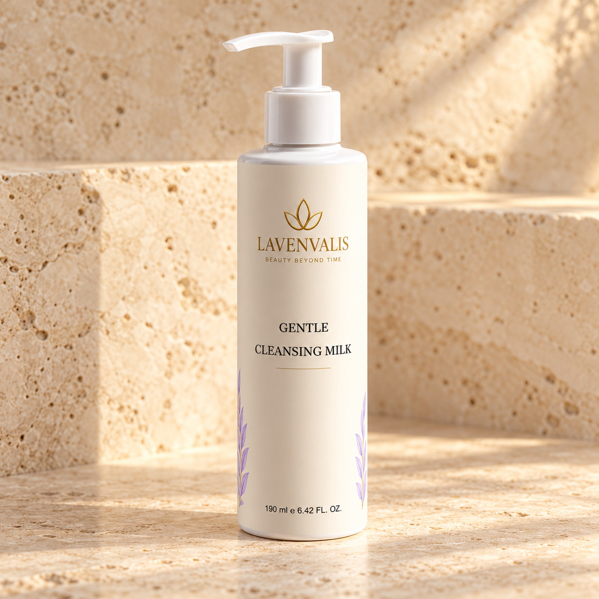 Lavenvalis Gentle Cleansing Milk 190 ml — front bottle