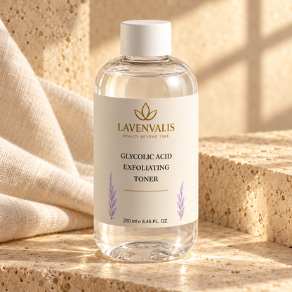 Lavenvalis Glycolic Acid Exfoliating Toner 250 ml — front bottle