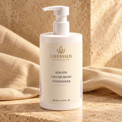 Lavenvalis Keratin Volume Boost Conditioner 390 ml — front hero