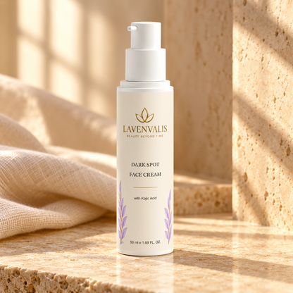 Lavenvalis Dark Spot Face Cream with Kojic Acid 50 ml — front bottle