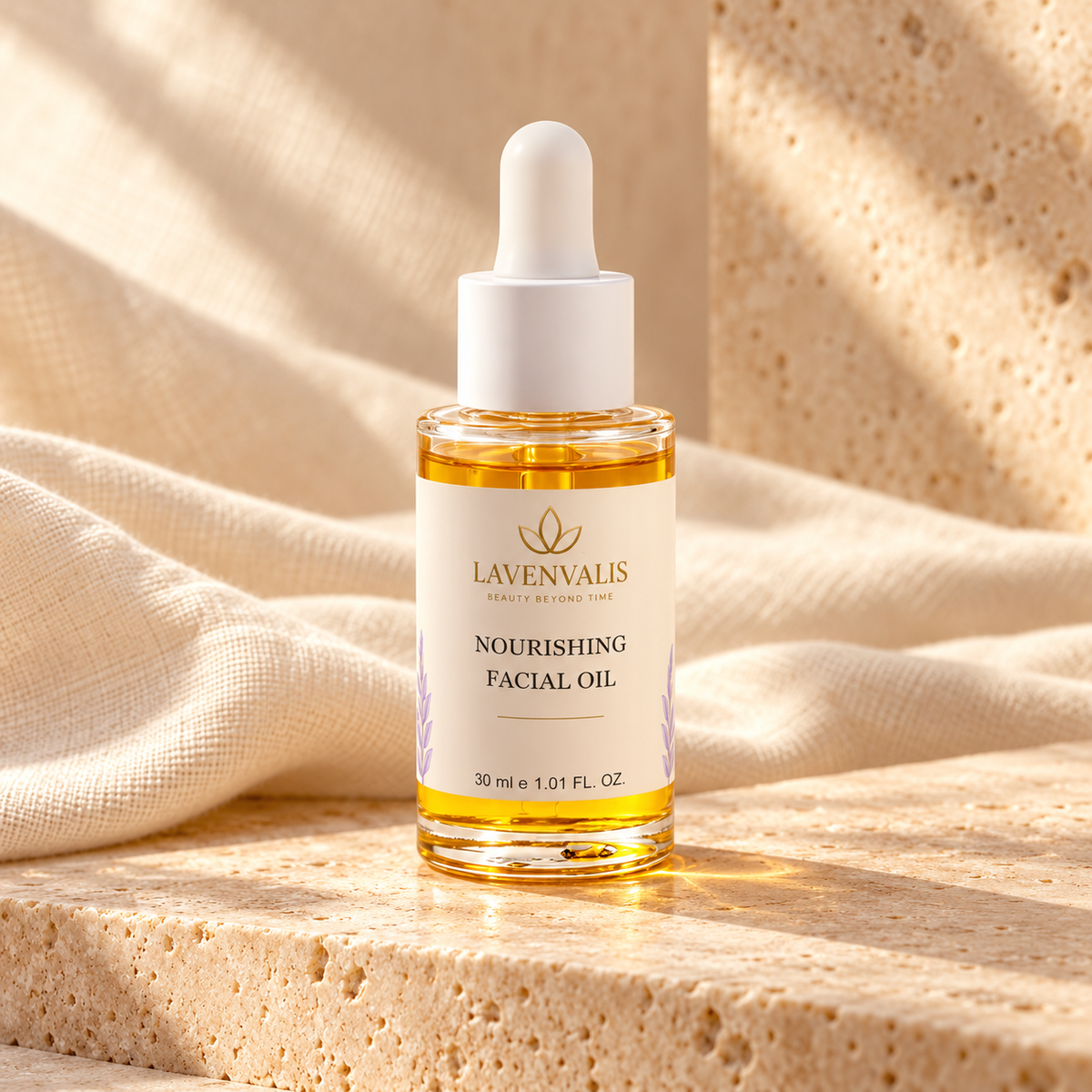 Lavenvalis Nourishing Facial Oil 30 ml — front view