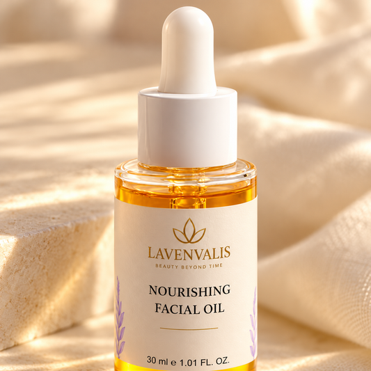 Lavenvalis Nourishing Facial Oil 30 ml — dropper and label detail