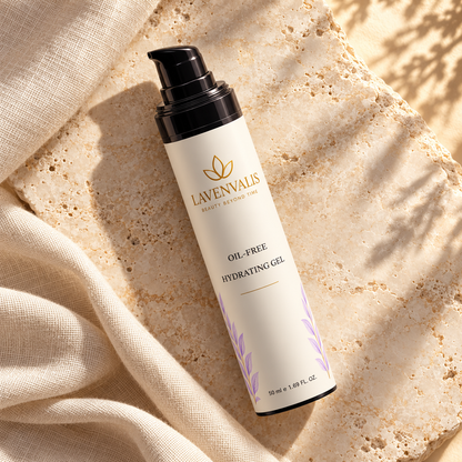 Lavenvalis Oil-Free Hydrating Gel 50 ml — diagonal campaign view