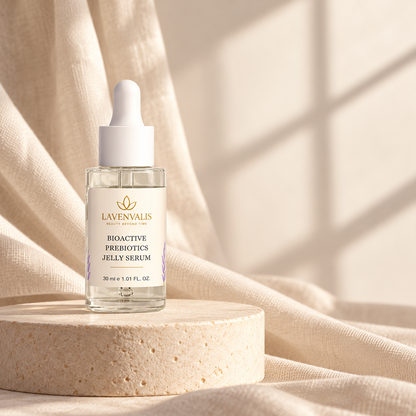 Lavenvalis Bioactive Prebiotics Jelly Serum 30 ml — editorial bottle composition