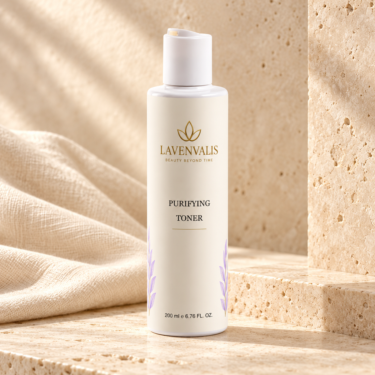 Lavenvalis Purifying Toner 200 ml — bottle hero
