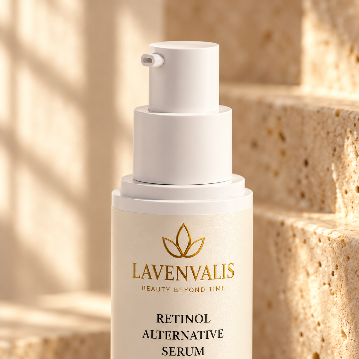Lavenvalis Retinol Alternative Serum 30 ml — pump detail