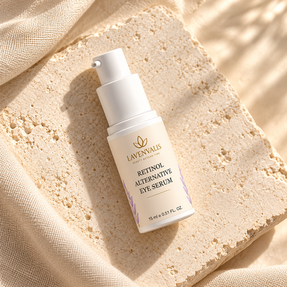 Lavenvalis Retinol Alternative Eye Serum 15 ml — diagonal campaign view