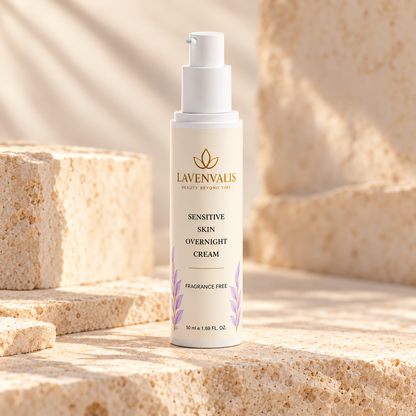 Lavenvalis Sensitive Skin Overnight Cream 50 ml — bottle hero