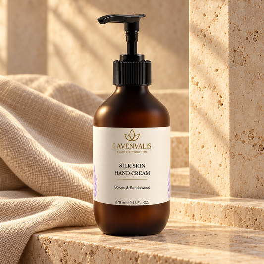 Lavenvalis Silk Skin Hand Cream Spices & Sandalwood 270 ml — front hero