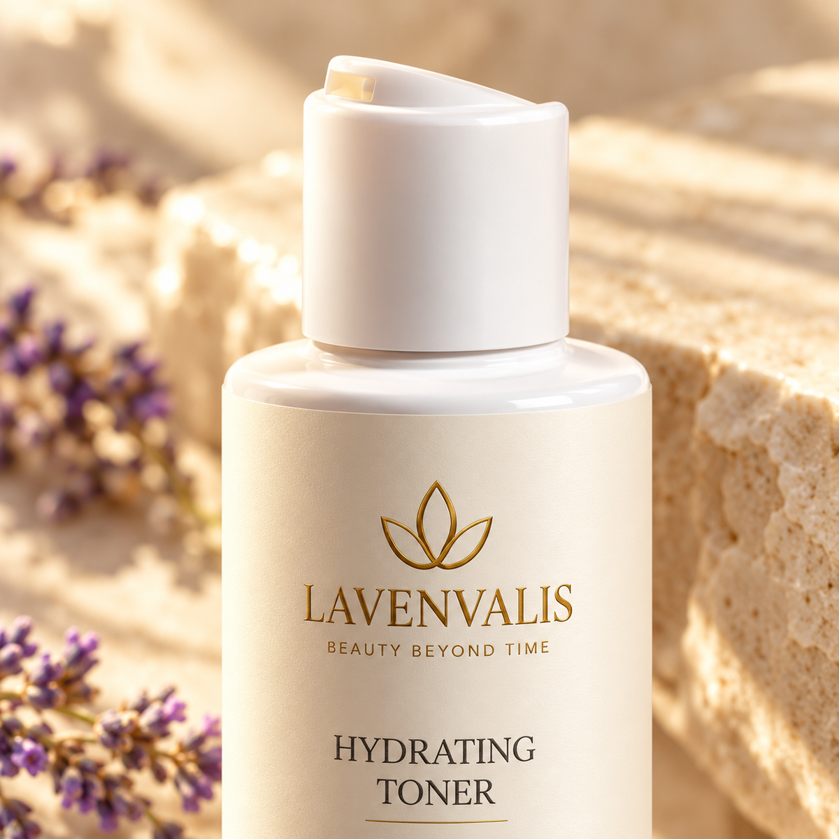 Lavenvalis Hydrating Toner 200 ml — cap and label detail