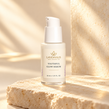Lavenvalis Youthful Glow Serum 30 ml — campaign angle