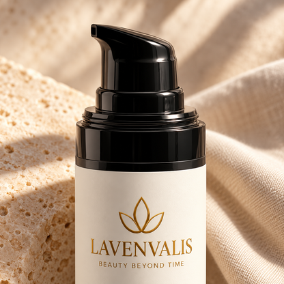 Lavenvalis Oil-Free Zinc Face Gel for Men50ml — pump and logo macro